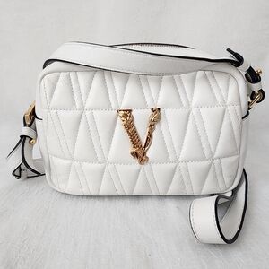 Auth Versace Virtus Crossbody Bag